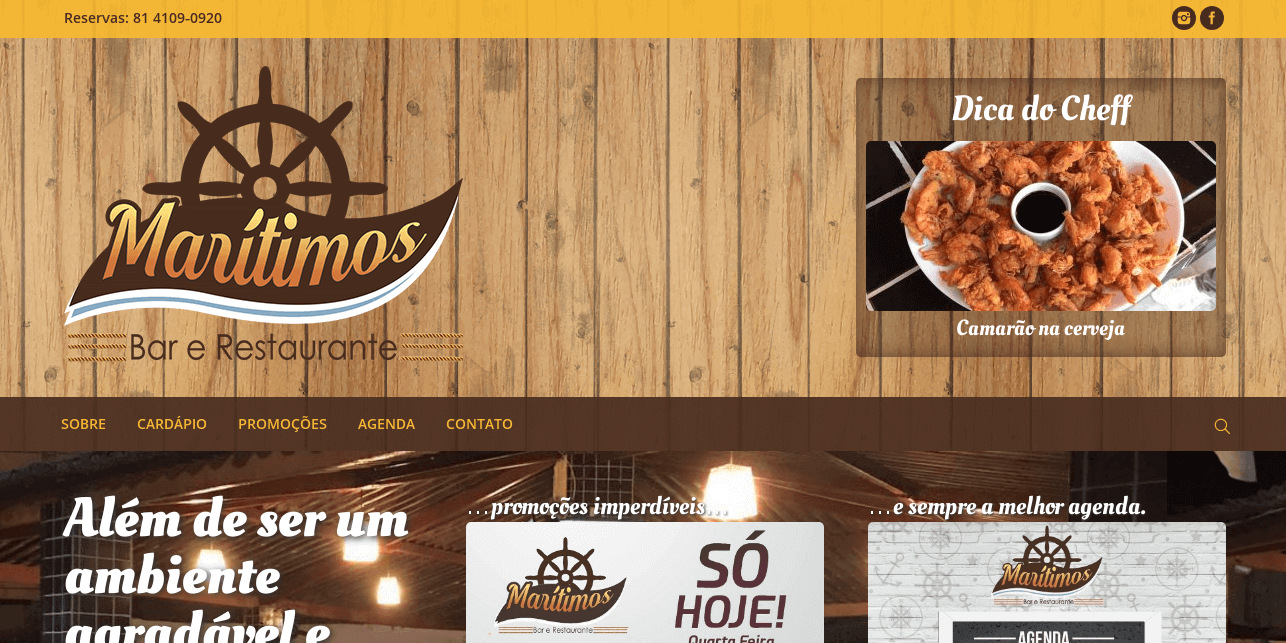 Projeto Marítimos Bar e Restaurante